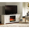Benchcraft Bellaby Large TV Stand with Fireplace