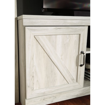 Large TV Stand with Fireplace