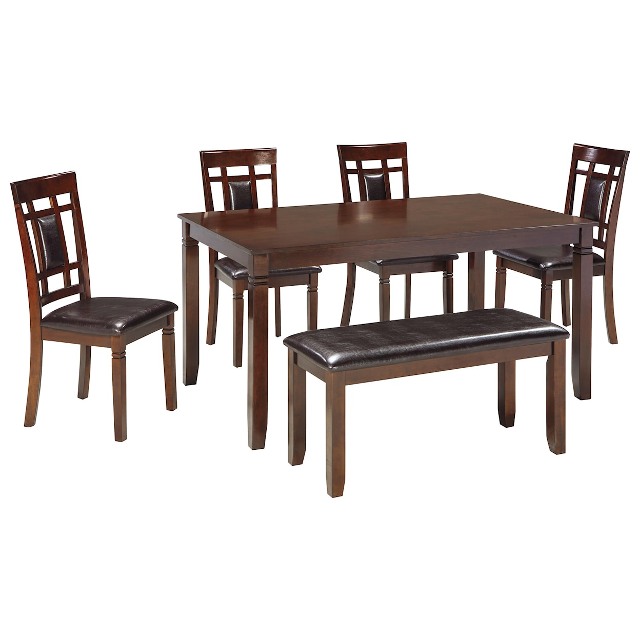 Ashley Furniture Signature Design Bennox 6-Piece Dining Room Table Set