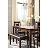 Michael Alan Select Bennox 6-Piece Dining Room Table Set