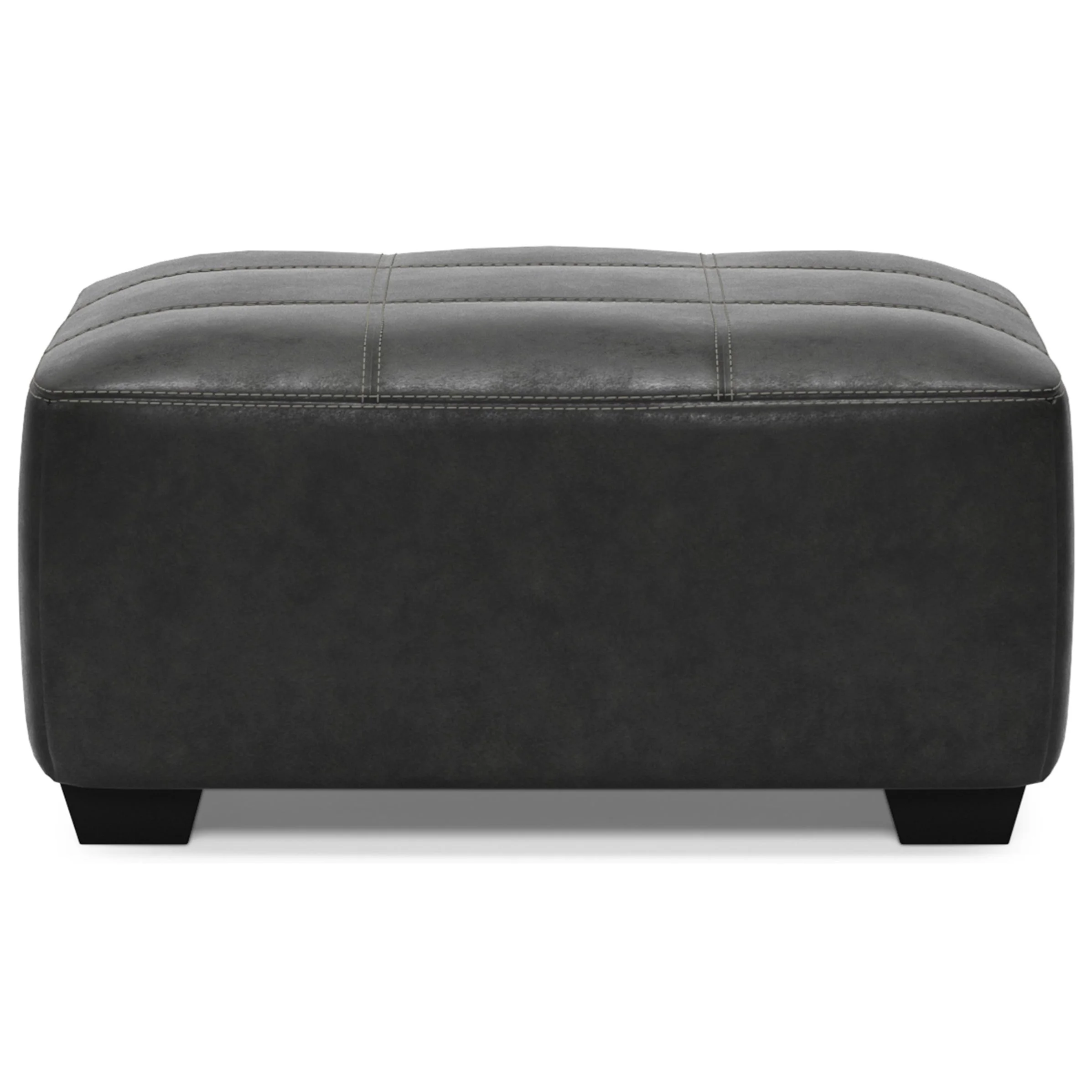 Signature Design By Ashley Bilgray Faux Leather Square Oversized Accent Ottoman A1 Furniture 3832