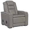 Signature Design by Ashley Boerna Power Recliner with Adjustable Headrest