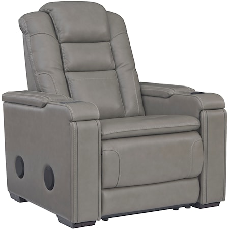 Power Recliner with Adjustable Headrest