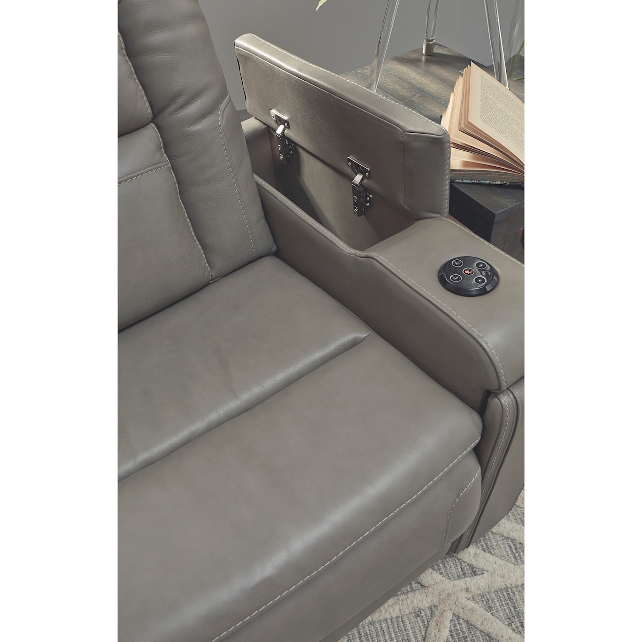 Michael Alan Select Boerna Power Recliner with Adjustable Headrest