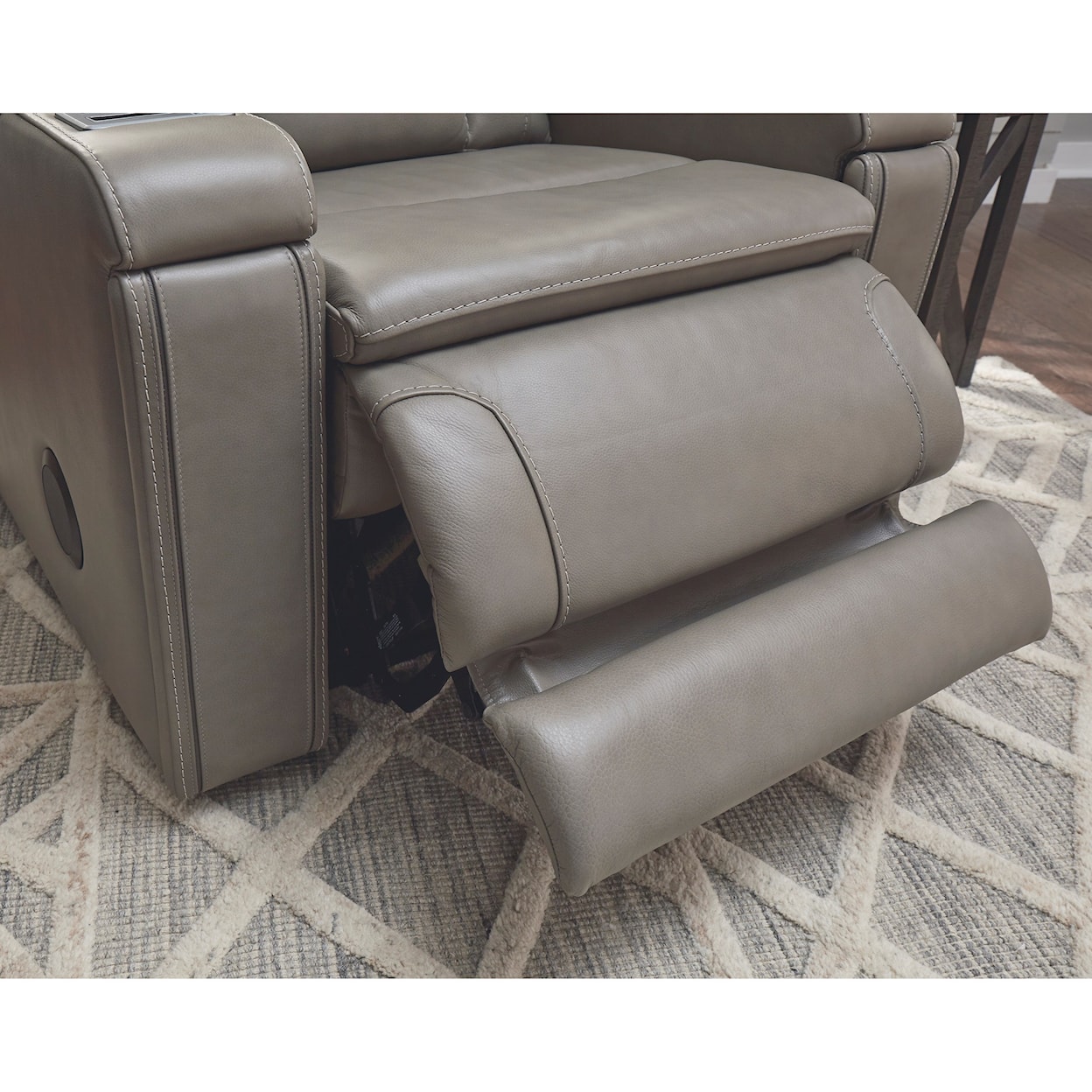 Signature Design by Ashley Boerna Power Recliner with Adjustable Headrest