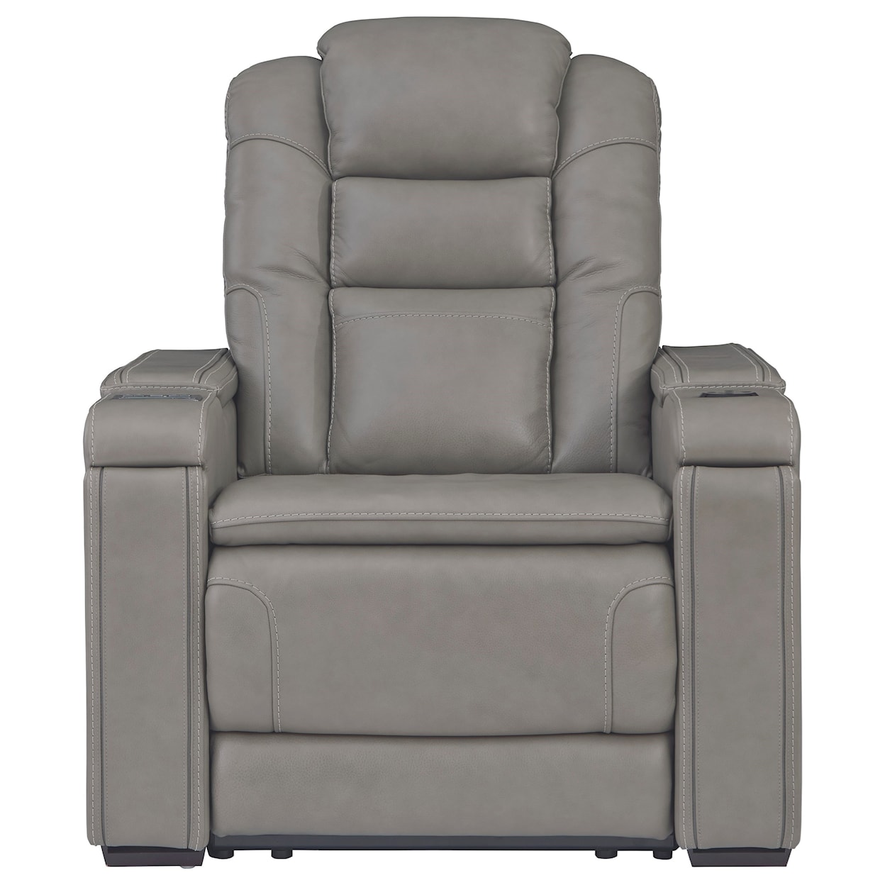 Signature Design by Ashley Furniture Boerna Power Recliner with Adjustable Headrest