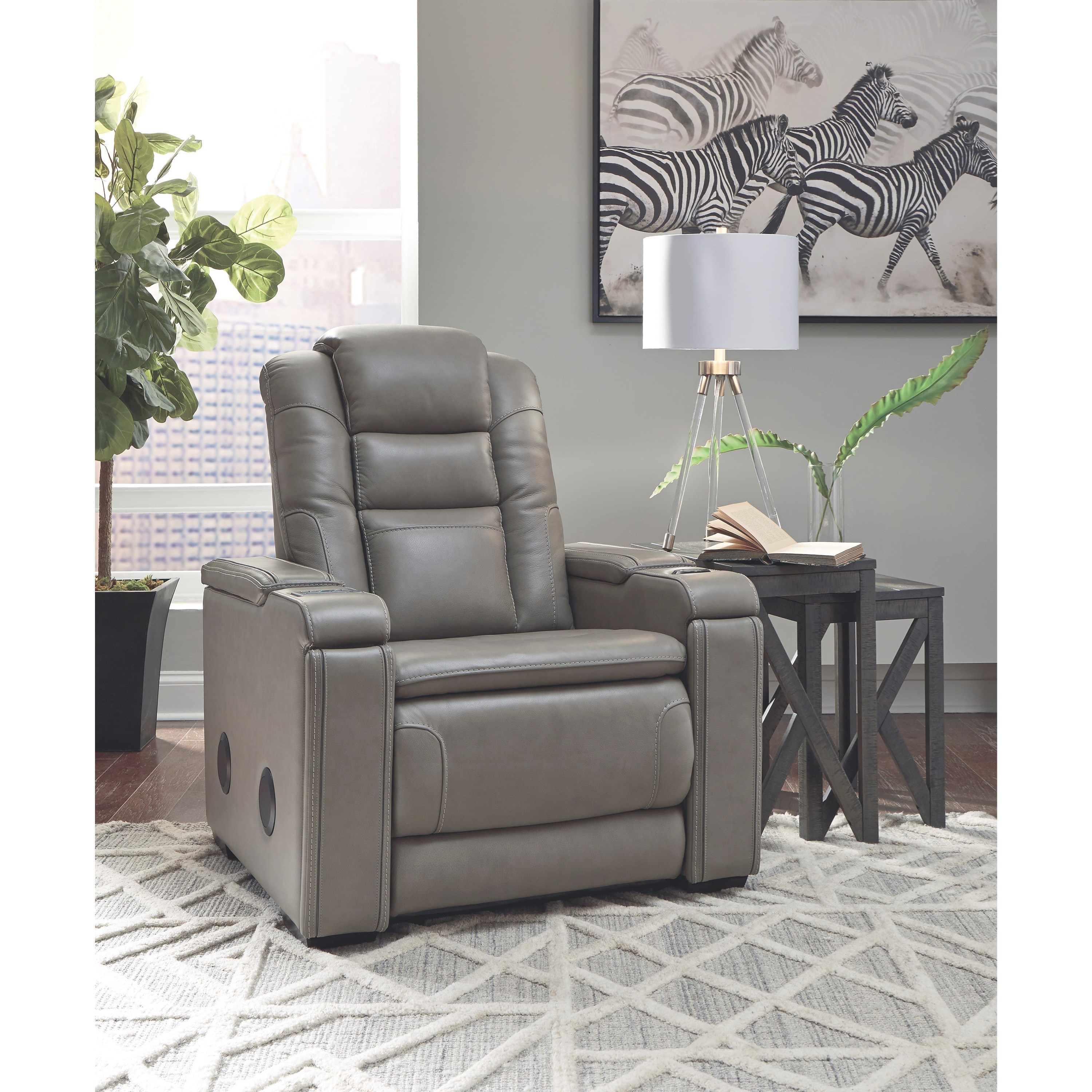 Ashley boerna best sale power recliner