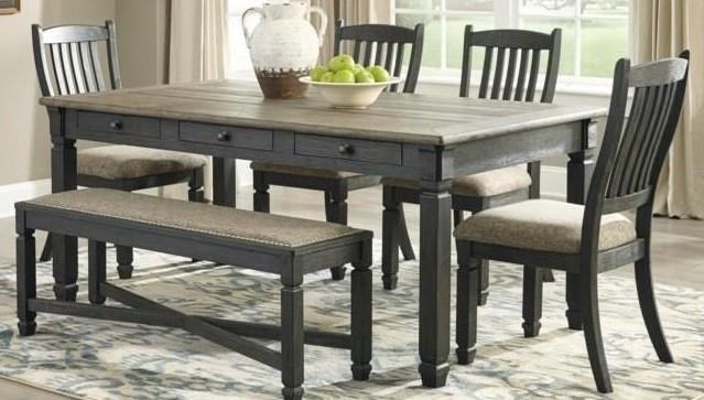 Ashley Bolanburg 640252905 Dining Set includes Table with 6