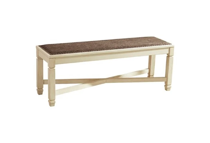Bolanburg Upholstered Dining Room Bench by Signature Design by Ashley at Zak's Home Outlet