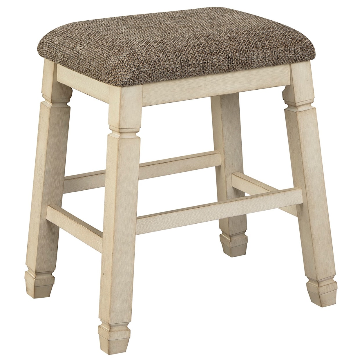 Signature Design by Ashley Bolanburg Upholstered Stool