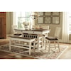Signature Design by Ashley Furniture Bolanburg Double Counter Upholstered Bench