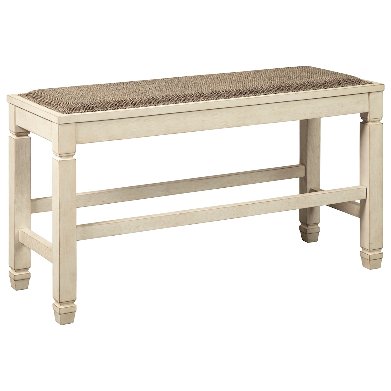 Ashley Furniture Signature Design Bolanburg Double Counter Upholstered Bench