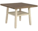 Signature Design by Ashley Bolanburg 5-Piece Round Drop Leaf Counter Table Set