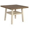 Ashley Signature Design Bolanburg 5-Piece Round Drop Leaf Counter Table Set
