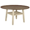 Signature Design by Ashley Furniture Bolanburg 7-Piece Round Drop Leaf Counter Table Set