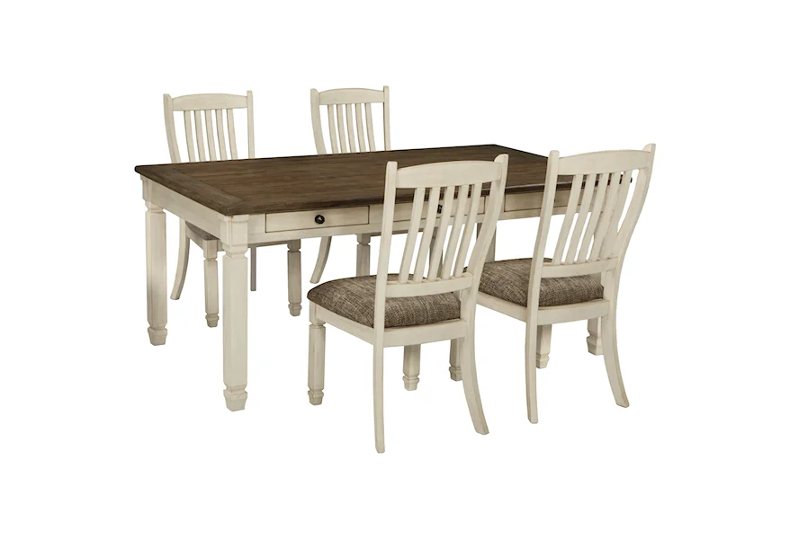 Bolanburg 5-Piece Table and Chair Set by Signature Design by Ashley at VanDrie Home Furnishings
