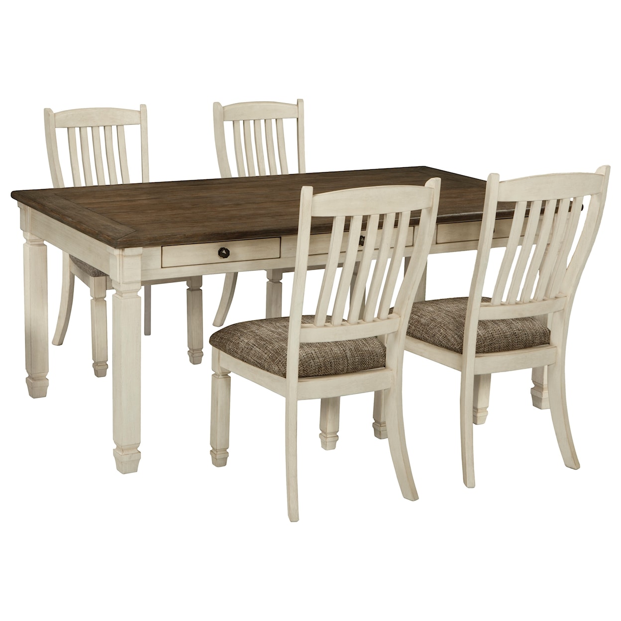 Ashley Furniture Signature Design Bolanburg 5-Piece Table and Chair Set