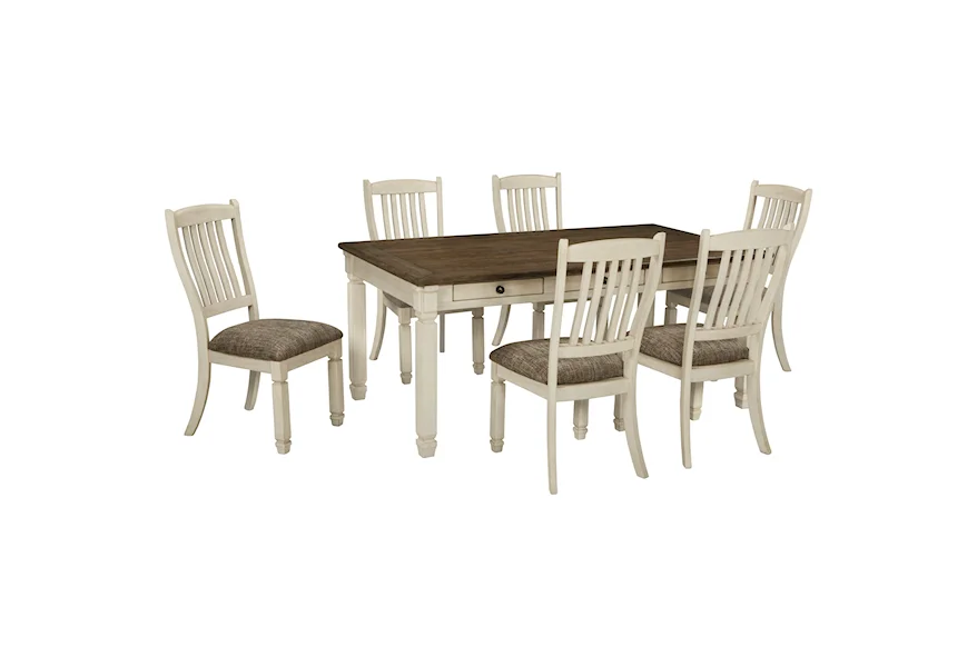 Bolanburg 7-Piece Table and Chair Set by Signature Design by Ashley at VanDrie Home Furnishings