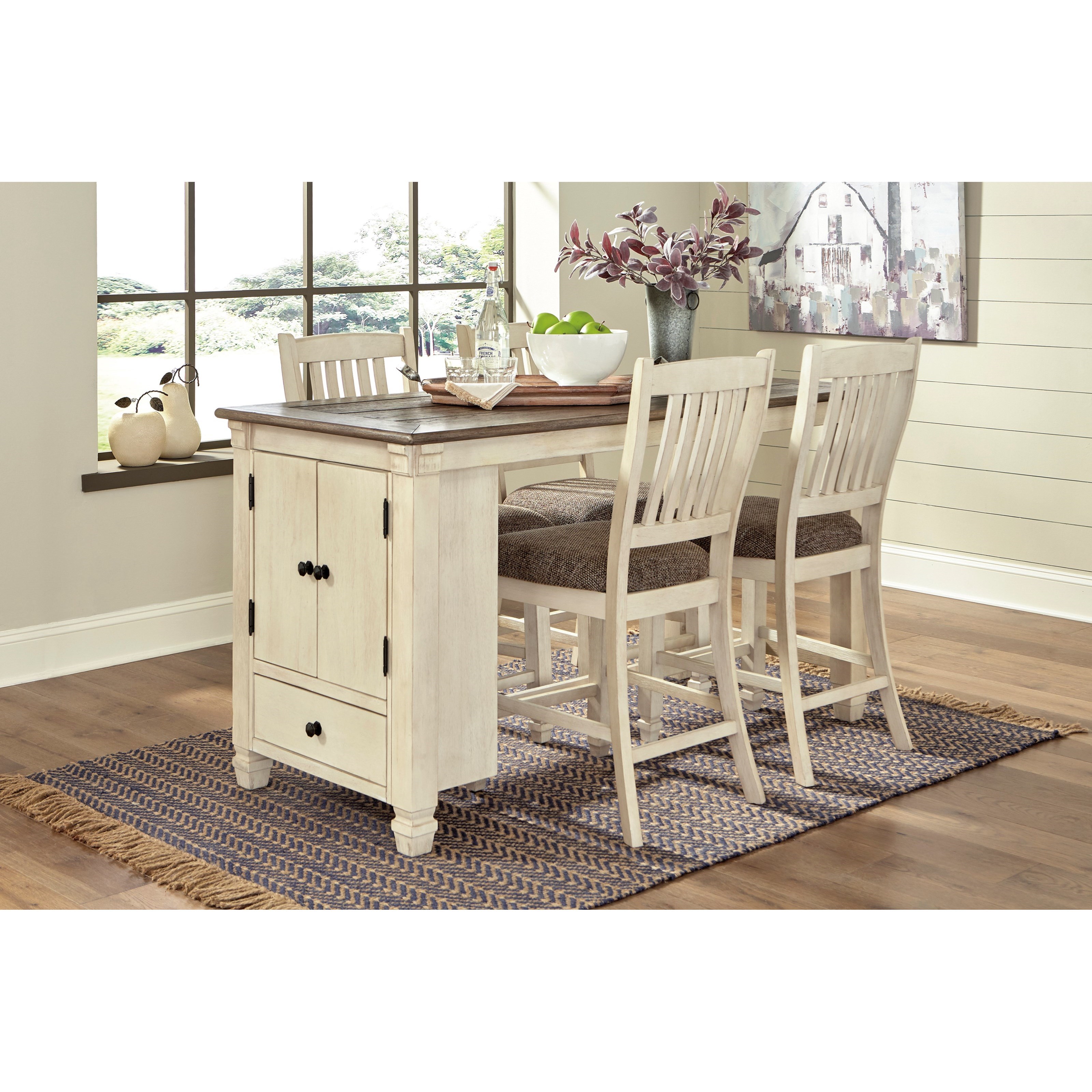 Signature Design by Ashley Bolanburg D64742 Farmhouse Rectangular