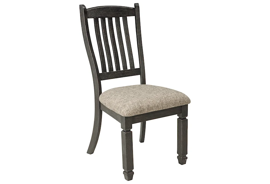 Tyler Creek Upholstered Side Chair by Benchcraft at Virginia Furniture Market