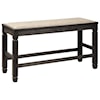 Michael Alan Select Tyler Creek Double Counter Upholstered Bench