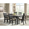Ashley Furniture Signature Design Tyler Creek 7-Piece Table and Chair Set