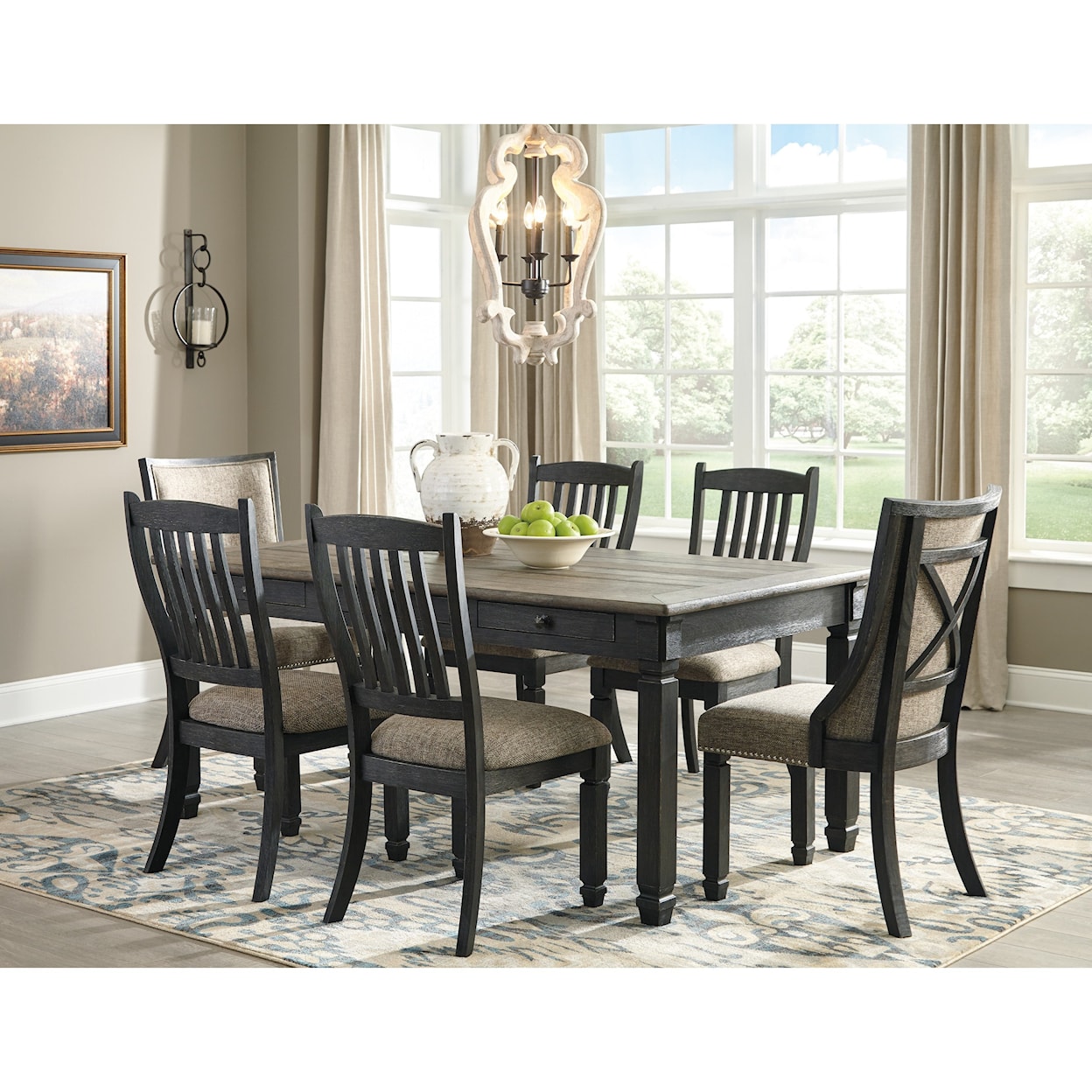 Signature Design Tyler Creek 7-Piece Table and Chair Set