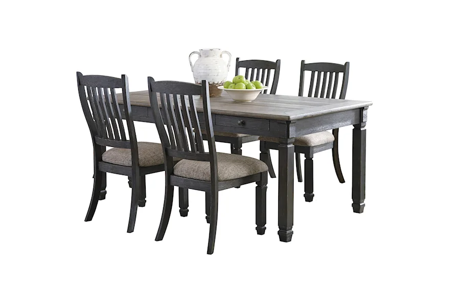 Tyler Creek 5-Piece Table and Chair Set by Signature Design by Ashley at Sam Levitz Furniture