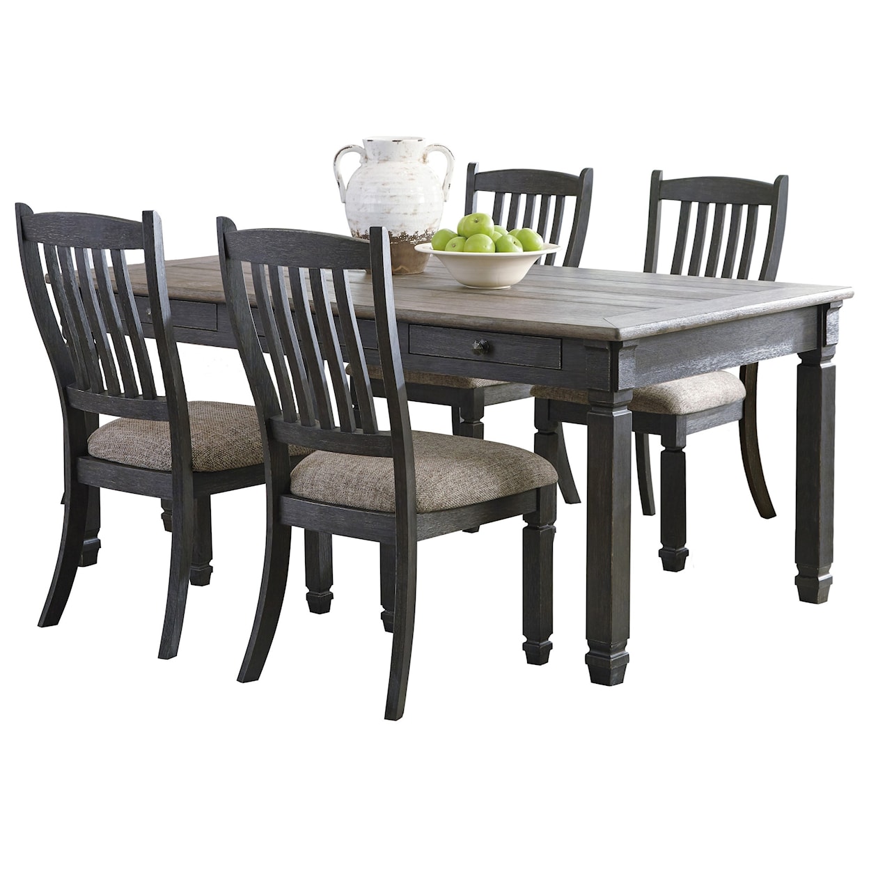 Ashley Signature Design Tyler Creek 5-Piece Table and Chair Set