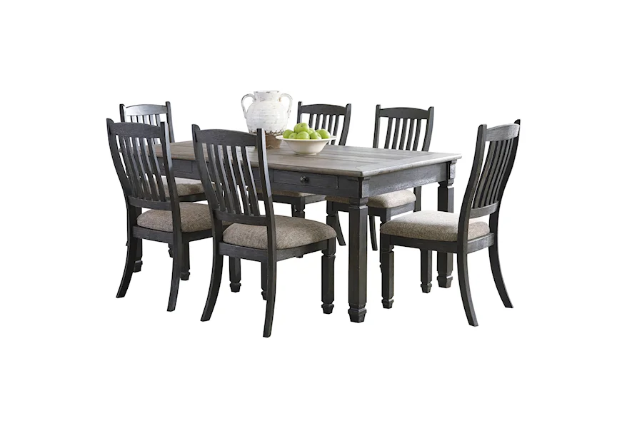 Tyler Creek 7-Piece Table and Chair Set by Signature Design by Ashley at Sam Levitz Furniture