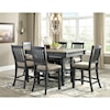 Signature Design by Ashley Tyler Creek 7-Piece Counter Table and Stool Set