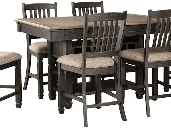 7-Piece Counter Table and Stool Set
