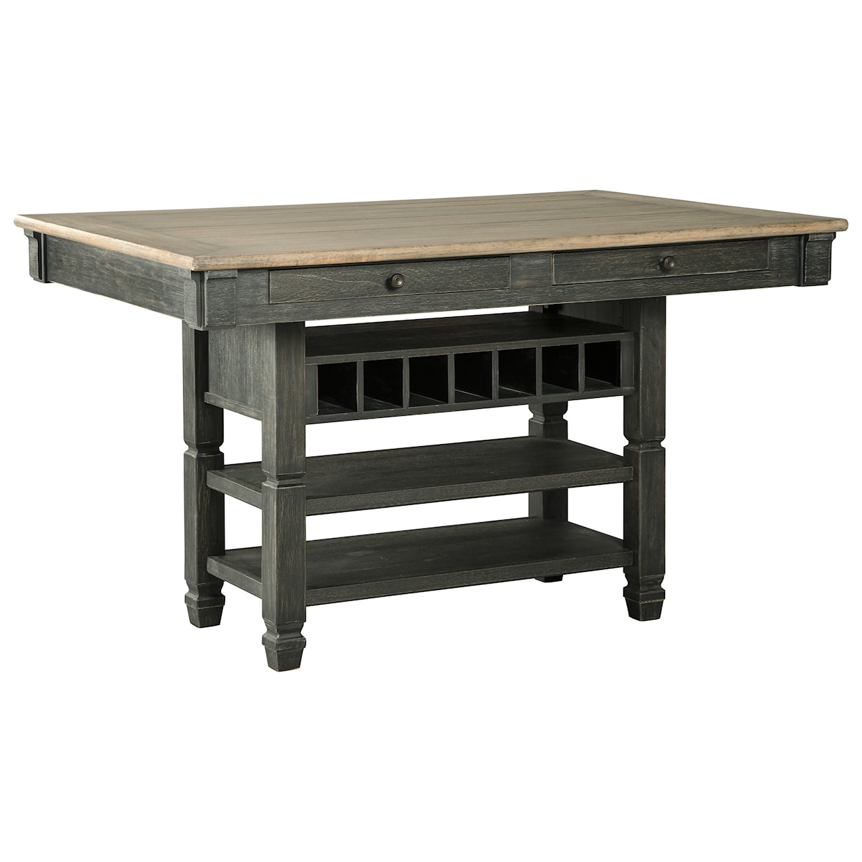 Signature Design by Ashley Furniture Tyler Creek Rectangular Dining Room Counter Table