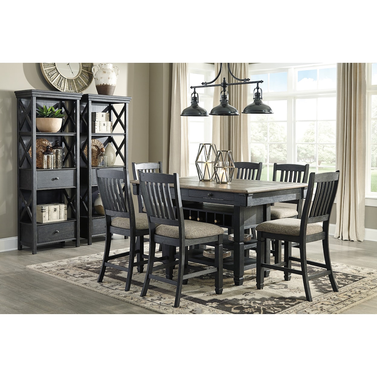 Signature Design by Ashley Furniture Tyler Creek Rectangular Dining Room Counter Table