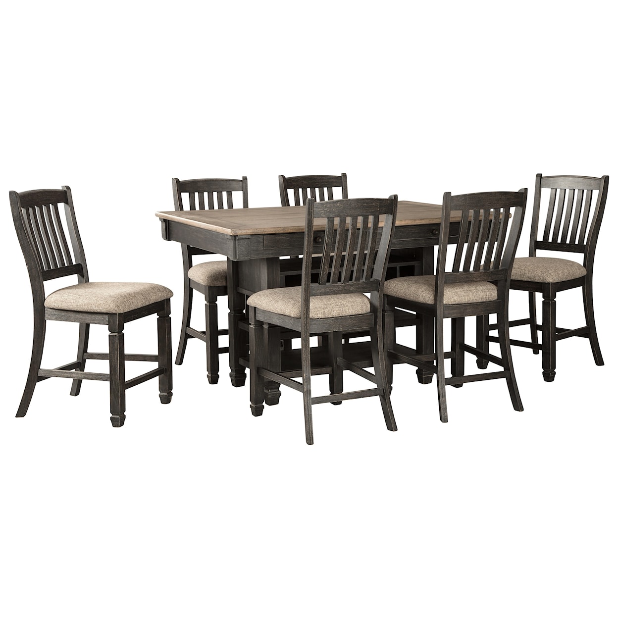 Signature Design by Ashley Furniture Tyler Creek Rectangular Dining Room Counter Table