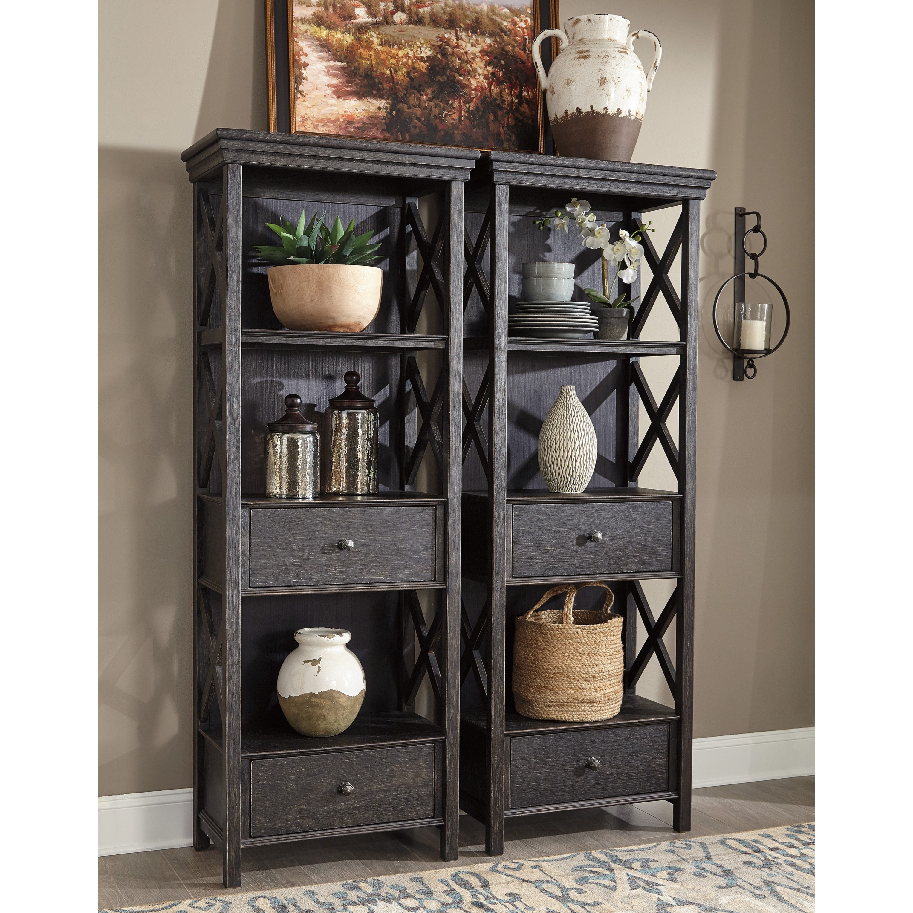 Ashley bolanburg shop display cabinet