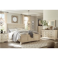 6-Piece Queen Bedroom Set (3 PC QB+DR+MR+NS)