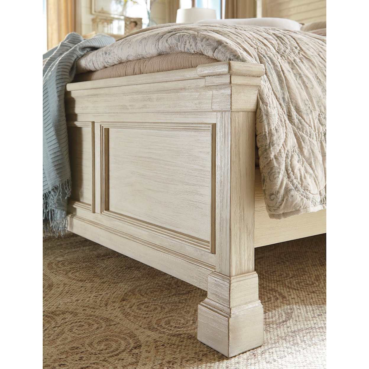 Signature Design by Ashley Furniture Bolanburg King Louvered Headboard Panel Bed