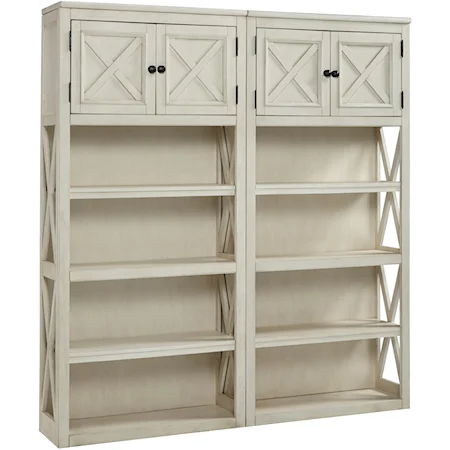 2 Large Bookcases