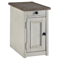 Chairside Cabinet with Outlet and USB Ports