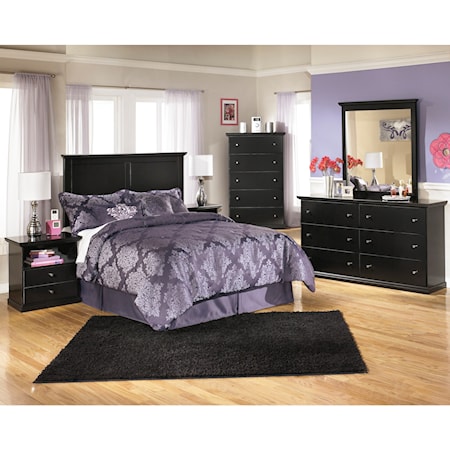 Casual 5-Piece Twin Bedroom Group