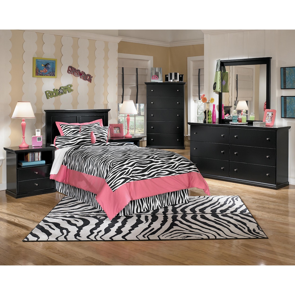 Signature Design by Ashley Furniture Maribel Twin Panel Headboard