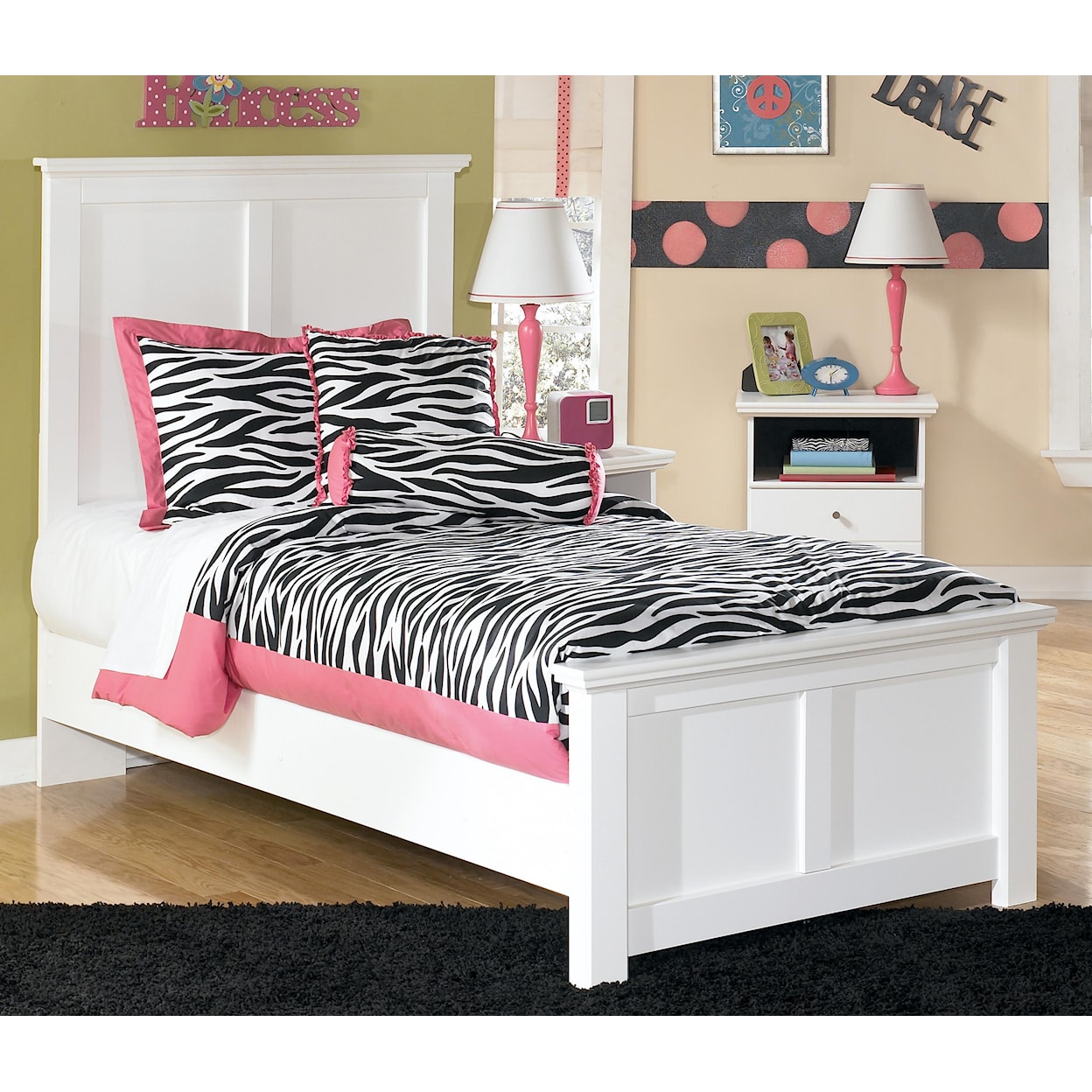 Signature Design by Ashley Furniture Bostwick Shoals Twin Panel Bed