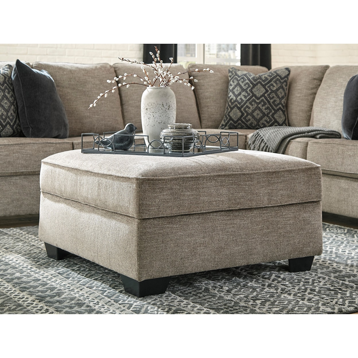 Signature Design by Ashley Bovarian Storage Ottoman