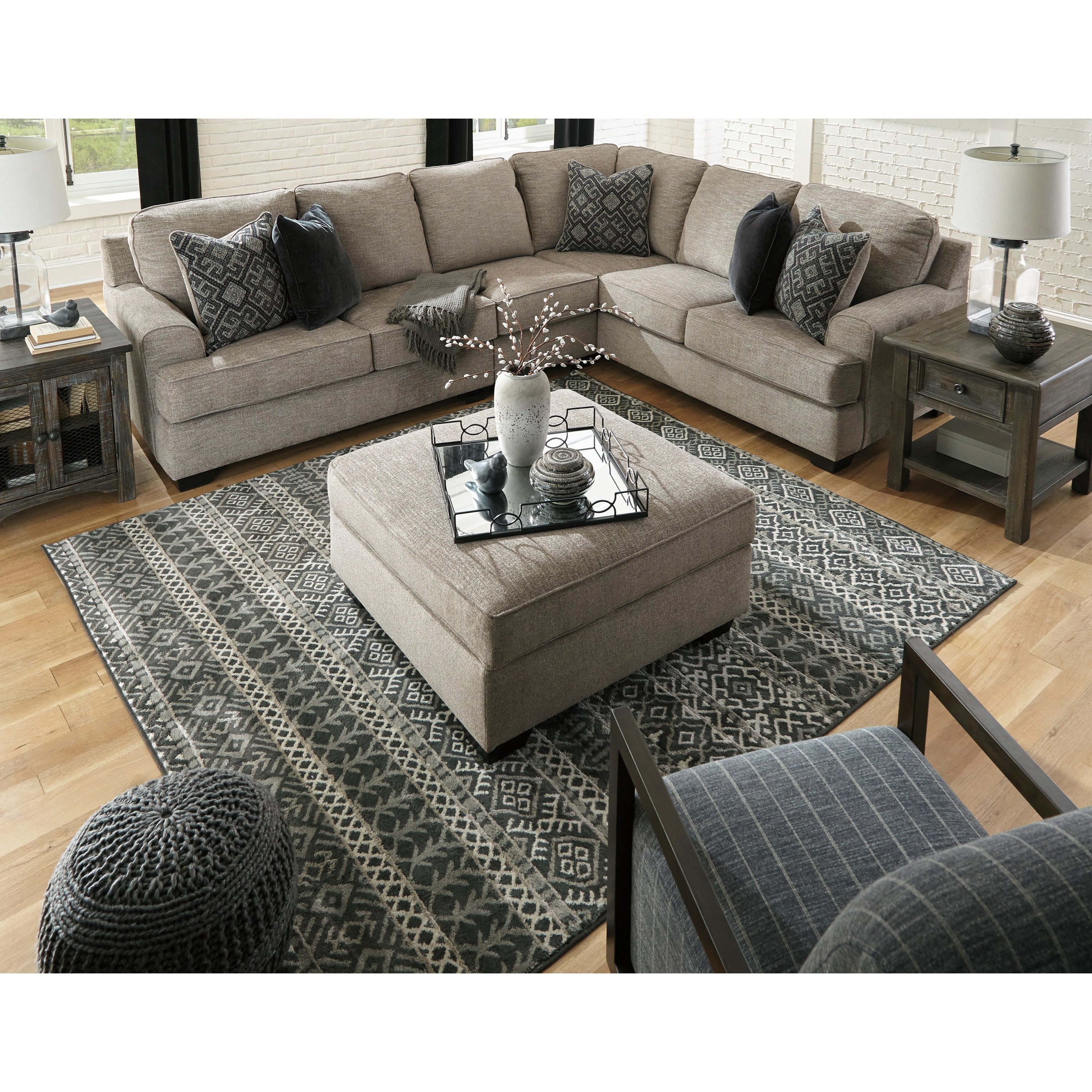 Bovarian 2025 stone ottoman
