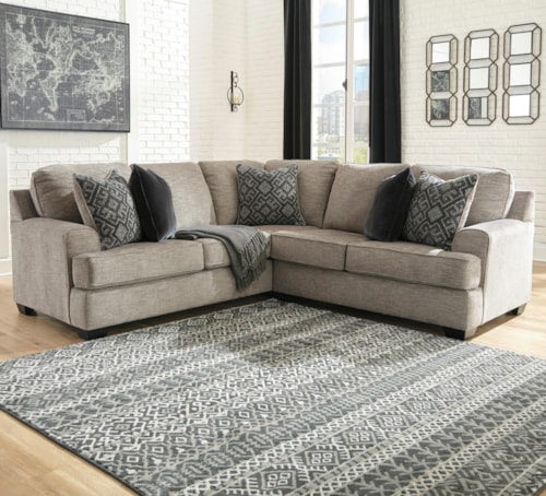 2-Piece Sectional with Track Arms