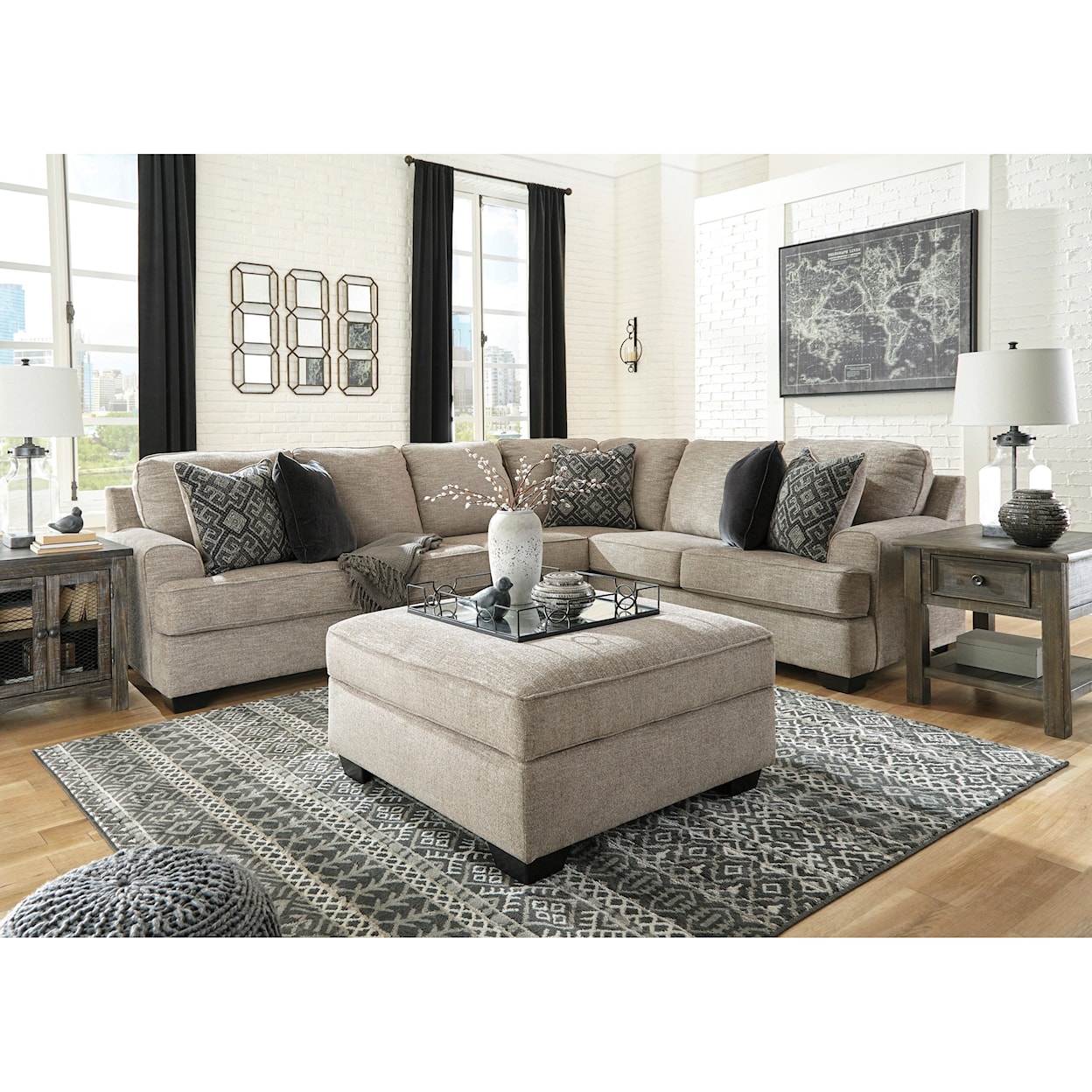 Ashley Signature Design Bovarian 3-Piece Sectional