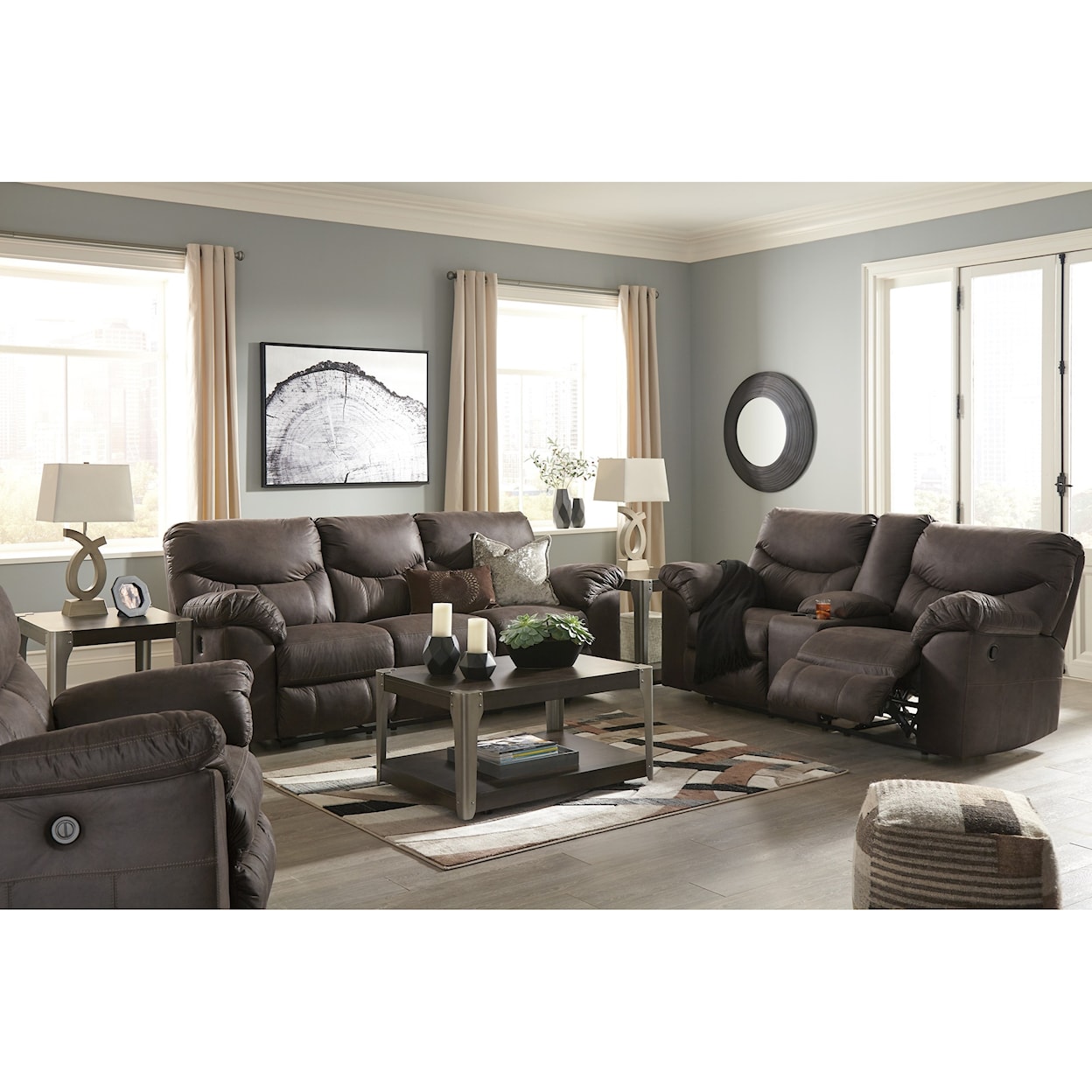 Signature Design by Ashley Furniture Boxberg Reclining Living Room Group