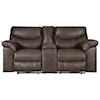 Signature Design by Ashley Boxberg Double Reclining Loveseat with Console