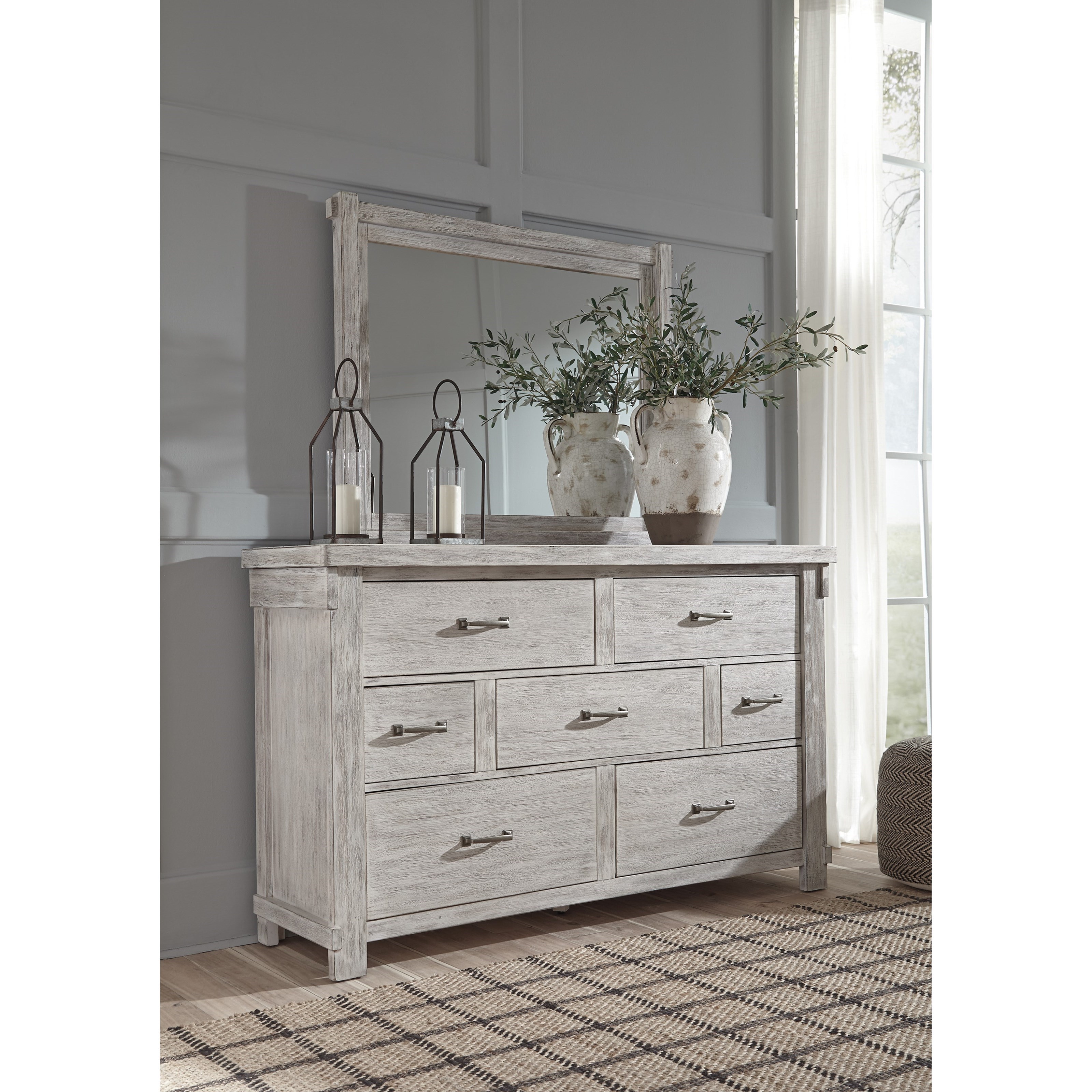 Signature Design by Ashley Brashland B74031+36 Relaxed Vintage Dresser